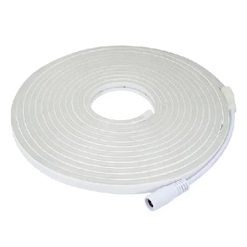 Tira Neón LED Flexible Ultra Delgada (4mm) – 12V Blanco Cálido 3000°K Serie NF-4x10-10W-30