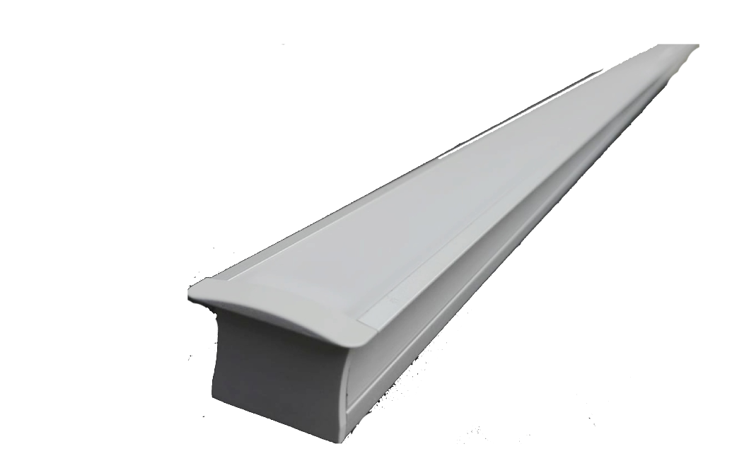 Perfil de Aluminio para Empotrar Profundo CA-2020-E | Canaleta LED de Alto Flujo (22W/M) - 2m