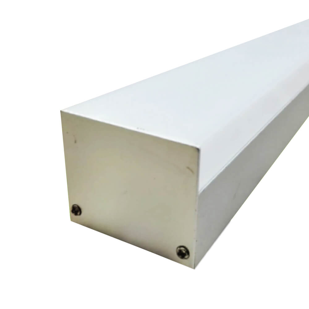 Perfil de Aluminio Industrial de Sobreponer CA-5550-N | Canaleta LED 55x50mm de Alto Flujo
