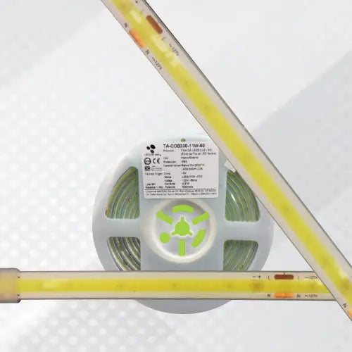 Tira LED COB Profesional (11W/m) – Blanco Cálido 3000°K Serie TA-COB330-11W-30