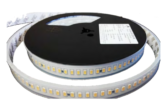 Tira LED 127V Ultra Alta Potencia (30W/m) – 6000°K Blanco Frío (Sin Driver) TA-28x120-30W-60
