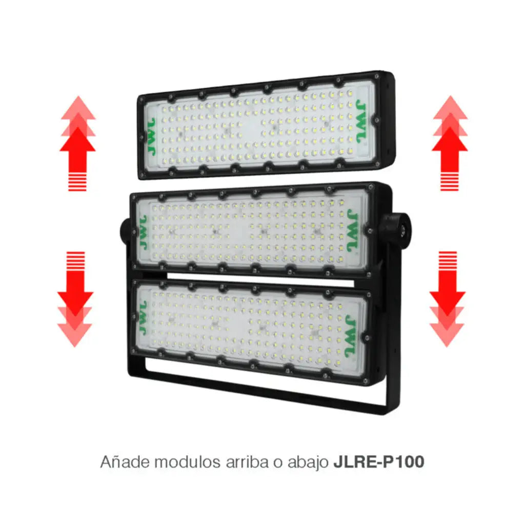 Reflector LED Modular de 200W – 28,000 Lúmenes Serie JLRE-P200 Profesional